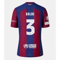 Barcelona Alejandro Balde #3 Domáci Ženy futbalový dres 2023-24 Krátky Rukáv